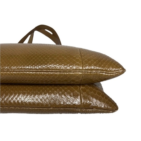 GUCCI ARLI PYTHON TOP HANDLE BAG W/ DUST BAG - Picture 4 of 14